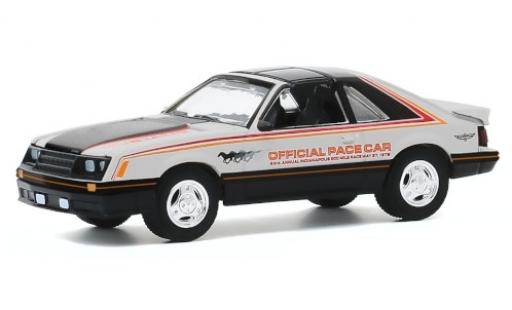 Diecast model cars Ford Mustang 1/64 Greenlight Indianapolis 500 1979 63rd Annual 500 Mile Race Official Pace Car Ford Mustang 1/64 Greenlight Indianapolis 500 1979 63rd Annual 500 Mile Race Official Pace Car diecast model cars