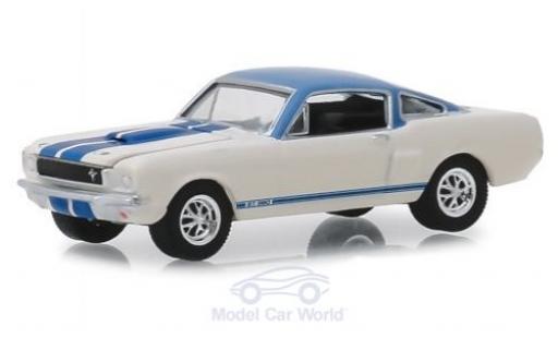 Diecast model cars Ford Mustang GT 1/64 Greenlight Shelby GT 350 Predotype white/blue 1966 Ford Mustang GT 1/64 Greenlight Shelby GT 350 Predotype white/blue 1966 diecast model cars
