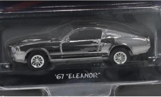 Diecast model cars Ford Mustang 1/64 Greenlight Shelby GT500 chrom/black Gone in 60 Seconds 1967 Eleanor Ford Mustang 1/64 Greenlight Shelby GT500 chrom/black Gone in 60 Seconds 1967 Eleanor diecast model cars