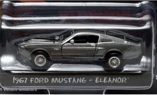Diecast model cars Ford Mustang 1/64 Greenlight Shelby GT500 grey/black Gone in 60 Seconds 1967 Eleanor Ford Mustang 1/64 Greenlight Shelby GT500 grey/black Gone in 60 Seconds 1967 Eleanor diecast model cars
