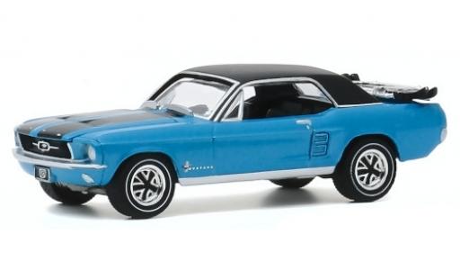 Diecast model cars Ford Mustang 1/64 Greenlight Ski Country Special metallic blue/matt-black 1967 Ford Mustang 1/64 Greenlight Ski Country Special metallic blue/matt-black 1967 diecast model cars