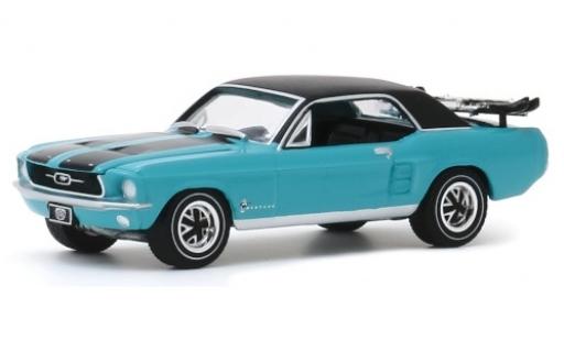 Diecast model cars Ford Mustang 1/64 Greenlight Ski Country Special türkis/matt-black 1967 Ford Mustang 1/64 Greenlight Ski Country Special türkis/matt-black 1967 diecast model cars