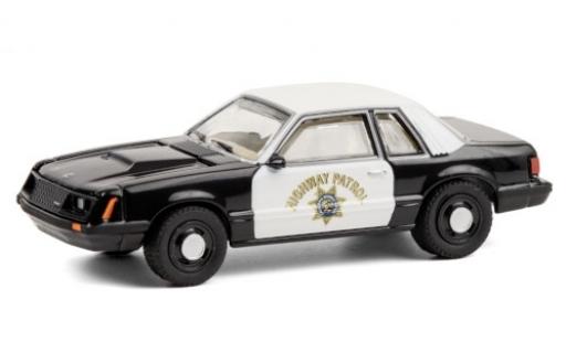 Diecast model cars Ford Mustang 1/64 Greenlight SSP California Highway Patrol 1982 Ford Mustang 1/64 Greenlight SSP California Highway Patrol 1982 diecast model cars