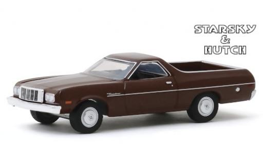 Ford Ranchero 1/64 Greenlight brown Starsky & Hutch 1974 diecast model cars