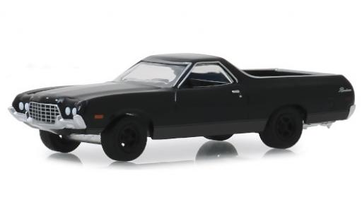 Diecast model cars Ford Ranchero 1/64 Greenlight black 1972 Ford Ranchero 1/64 Greenlight black 1972 diecast model cars