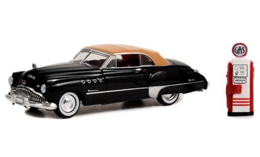 Buick Roadmaster 1/64 Greenlight Convertible black/beige 1949 diecast model cars