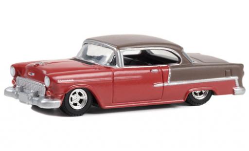 Diecast model cars Chevrolet Bel Air 1/64 Greenlight Bel air grey/red foncé 1955 Chevrolet Bel Air 1/64 Greenlight Bel air grey/red foncé 1955 diecast model cars