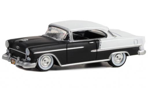 Diecast model cars Chevrolet Bel Air 1/64 Greenlight Bel air matte noir/white 1955 Chevrolet Bel Air 1/64 Greenlight Bel air matte noir/white 1955 diecast model cars