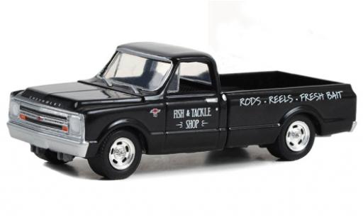 Diecast model cars Chevrolet C-10 1/64 Greenlight Poisson & Tackle Shop 1968 Chevrolet C-10 1/64 Greenlight Poisson & Tackle Shop 1968 diecast model cars