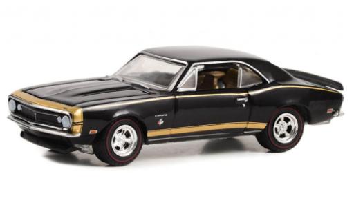 Diecast model cars Chevrolet Camaro 1/64 Greenlight black/doré Black Panther 1967 Chevrolet Camaro 1/64 Greenlight black/doré Black Panther 1967 diecast model cars
