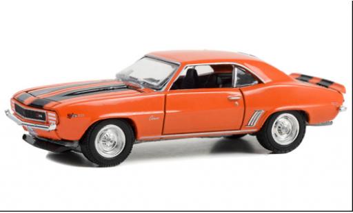 Diecast model cars Chevrolet Camaro 1/64 Greenlight Z28 orange/black 1969 Chevrolet Camaro 1/64 Greenlight Z28 orange/black 1969 diecast model cars