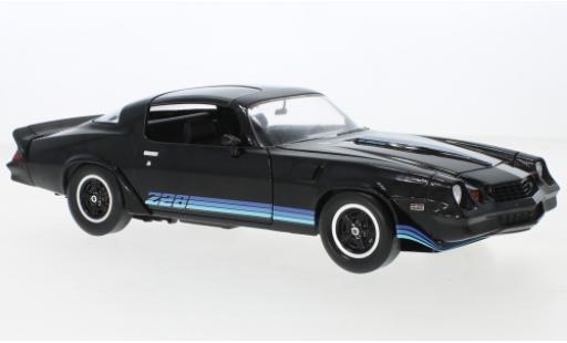 Diecast model cars Chevrolet Camaro 1/18 Greenlight Z28 black 1981 Chevrolet Camaro 1/18 Greenlight Z28 black 1981 diecast model cars