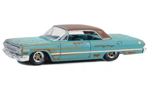 Diecast model cars Chevrolet Impala 1/64 Greenlight la chaux/brun 1963 Chevrolet Impala 1/64 Greenlight la chaux/brun 1963 diecast model cars
