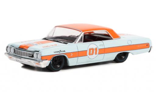 Diecast model cars Chevrolet Impala 1/64 Greenlight SS Gulf 1964 Chevrolet Impala 1/64 Greenlight SS Gulf 1964 diecast model cars