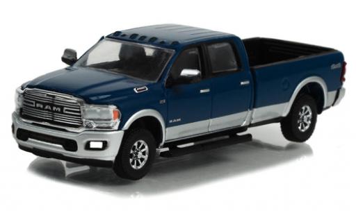 Diecast model cars Dodge RAM 1/64 Greenlight 2500 Laramie 4x4 blue/grey 2022 Dodge RAM 1/64 Greenlight 2500 Laramie 4x4 blue/grey 2022 diecast model cars
