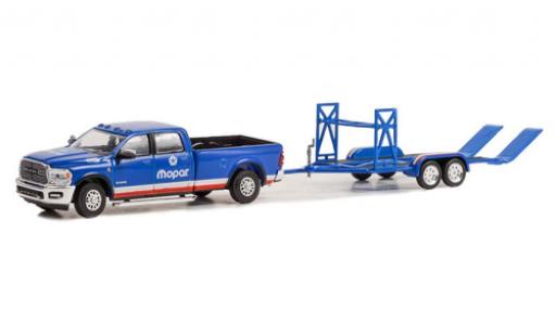Diecast model cars Dodge RAM 1/64 Greenlight 2500 Laramie blue MOPAR 2020 Dodge RAM 1/64 Greenlight 2500 Laramie blue MOPAR 2020 diecast model cars