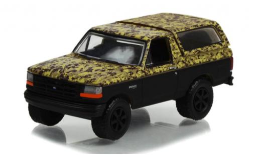 Diecast model cars Ford Bronco 1/64 Greenlight Dekor/black 1996 Ford Bronco 1/64 Greenlight Dekor/black 1996 diecast model cars