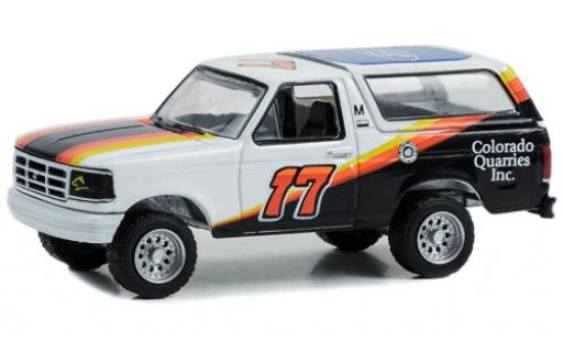 Ford Bronco 1/64 Greenlight No.17 Pikes Peak 1994 diecast model cars