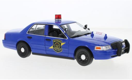 Diecast model cars Ford Crown 1/24 Greenlight Victoria Police Interceptor Michigan State Police 2008 Ford Crown 1/24 Greenlight Victoria Police Interceptor Michigan State Police 2008 diecast model cars