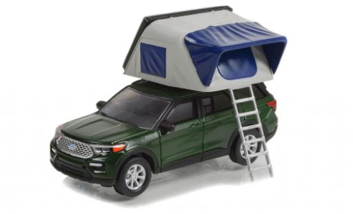 Ford Explorer 1/64 Greenlight limited green foncé 2022 diecast model cars