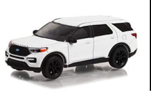 Ford Explorer 1/64 Greenlight ST white 2022 diecast model cars