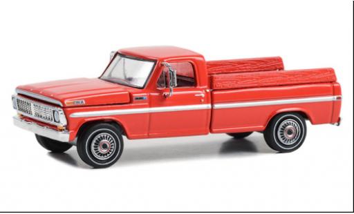 Diecast model cars Ford F-1 1/64 Greenlight 00 Ferme et Ranch Special red 1970 Ford F-1 1/64 Greenlight 00 Ferme et Ranch Special red 1970 diecast model cars