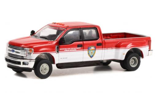 Diecast model cars Ford F-350 1/64 Greenlight Dually Houston Fire Department 2019 Ford F-350 1/64 Greenlight Dually Houston Fire Department 2019 diecast model cars
