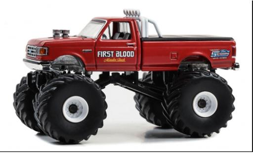 Diecast model cars Ford F-350 1/64 Greenlight First Blood 1990 Ford F-350 1/64 Greenlight First Blood 1990 diecast model cars