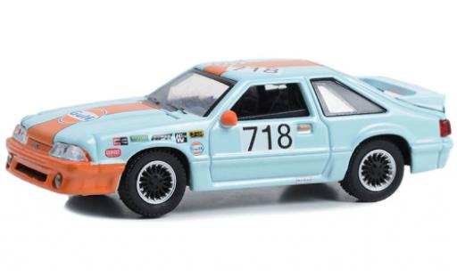 Diecast model cars Ford Mustang 1/64 Greenlight GT Gulf 1989 Ford Mustang 1/64 Greenlight GT Gulf 1989 diecast model cars