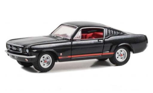 Diecast model cars Ford Mustang 1/64 Greenlight GT black 1965 Ford Mustang 1/64 Greenlight GT black 1965 diecast model cars