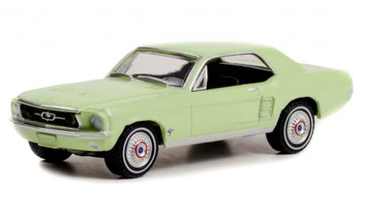 Diecast model cars Ford Mustang 1/64 Greenlight la chaux 1967 Ford Mustang 1/64 Greenlight la chaux 1967 diecast model cars