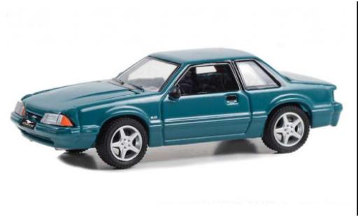 Diecast model cars Ford Mustang 1/64 Greenlight LX 5.0 metallise green 1992 Ford Mustang 1/64 Greenlight LX 5.0 metallise green 1992 diecast model cars