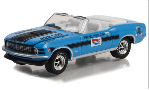 Diecast model cars Ford Mustang 1/64 Greenlight Mach 1 Cobra Jet Convertible Atlanta International Raceway Pace Car 1970 Ford Mustang 1/64 Greenlight Mach 1 Cobra Jet Convertible Atlanta International Raceway Pace Car 1970 diecast model cars