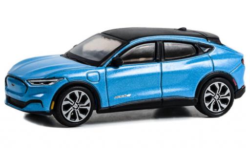 Diecast model cars Ford Mustang 1/64 Greenlight Mach-E blue clair 2022 Ford Mustang 1/64 Greenlight Mach-E blue clair 2022 diecast model cars