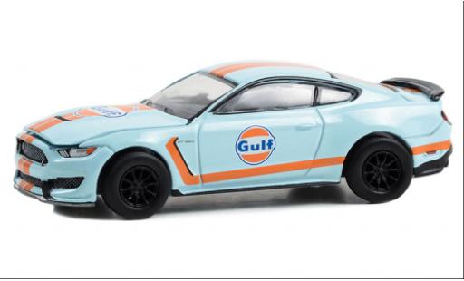 Diecast model cars Shelby GT 350 1/64 Greenlight Ford Mustang Gulf 2020 Shelby GT 350 1/64 Greenlight Ford Mustang Gulf 2020 diecast model cars