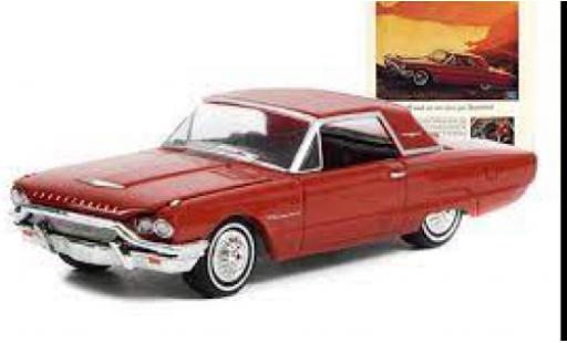 Diecast model cars Ford Thunderbird 1/64 Greenlight Hardtop red foncé 1964 Ford Thunderbird 1/64 Greenlight Hardtop red foncé 1964 diecast model cars