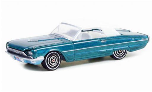 Diecast model cars Ford Thunderbird 1/64 Greenlight metallise turquoise/white Thelma & Louise 1966 Ford Thunderbird 1/64 Greenlight metallise turquoise/white Thelma & Louise 1966 diecast model cars