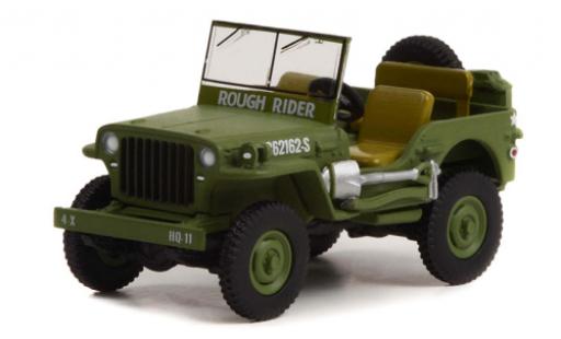 Diecast model cars Jeep Willys 1/64 Greenlight MB mattoliv US Army 1942 Jeep Willys 1/64 Greenlight MB mattoliv US Army 1942 diecast model cars