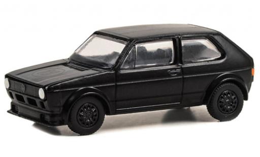 Volkswagen Golf 1/64 Greenlight I matte noir 1980 diecast model cars