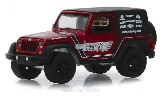 Diecast model cars Jeep Wrangler 1/64 Greenlight red/Dekor Bully Dog 2012 Jeep Wrangler 1/64 Greenlight red/Dekor Bully Dog 2012 diecast model cars