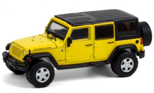 Diecast model cars Jeep Wrangler 1/64 Greenlight Rubicon yellow 2008 Verdeck abnehmbar Jeep Wrangler 1/64 Greenlight Rubicon yellow 2008 Verdeck abnehmbar diecast model cars