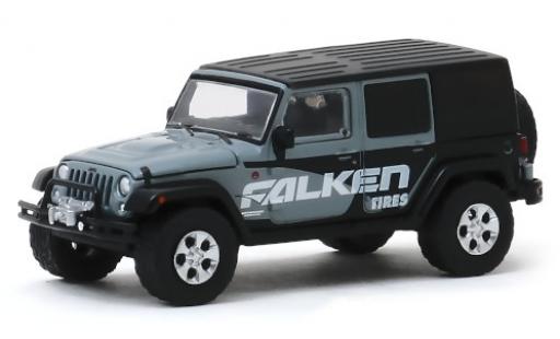 Diecast model cars Jeep Wrangler 1/64 Greenlight Unlimited Falken Tires 2014 Jeep Wrangler 1/64 Greenlight Unlimited Falken Tires 2014 diecast model cars