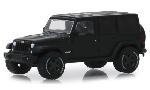 Diecast model cars Jeep Wrangler 1/64 Greenlight Unlimited matt-black 2017 Jeep Wrangler 1/64 Greenlight Unlimited matt-black 2017 diecast model cars