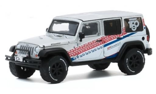 Diecast model cars Jeep Wrangler 1/64 Greenlight Unlimited grey/Dekor 2015 150 Years BFGoodrich Jeep Wrangler 1/64 Greenlight Unlimited grey/Dekor 2015 150 Years BFGoodrich diecast model cars