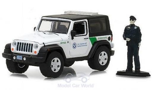 Diecast model cars Jeep Wrangler 1/64 Greenlight US Customs & Border Predection mit Figur Jeep Wrangler 1/64 Greenlight US Customs & Border Predection mit Figur diecast model cars