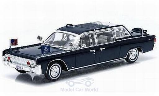 Diecast model cars Lincoln Continental 1961 1/43 Greenlight SS-100-X metallic blue John F. Kennedy 1961 Lincoln Continental 1961 1/43 Greenlight SS-100-X metallic blue John F. Kennedy 1961 diecast model cars
