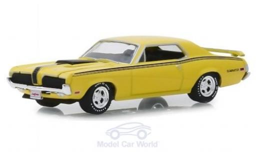 Diecast model cars Mercury Cougar 1/64 Greenlight Eliminator 428 CJ yellow/Dekor 1970 Mercury Cougar 1/64 Greenlight Eliminator 428 CJ yellow/Dekor 1970 diecast model cars