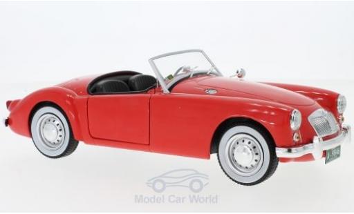 MG A 1/18 Greenlight 1600 Roadster MKI red Elvis Presley Film Blue Hawaii 1959 diecast model cars
