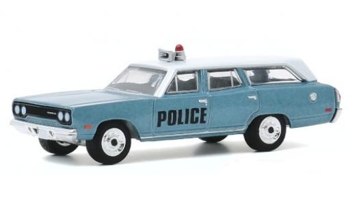 Plymouth Belvedere 1/64 Greenlight Emergency Wagon Police 1970 diecast model cars