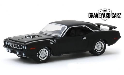 Diecast model cars Plymouth Cuda 1/64 Greenlight 340 matt-black Graveyard Carz 1971 Gone in 60 Seconds Plymouth Cuda 1/64 Greenlight 340 matt-black Graveyard Carz 1971 Gone in 60 Seconds diecast model cars